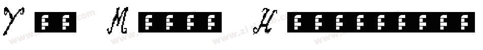 Yui Messy Hand字体转换